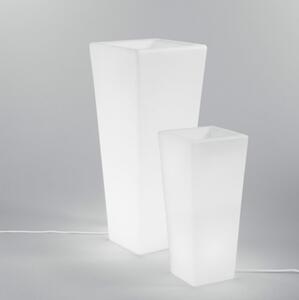 FAN I-GECO-VASO-Q-L Dobíjecí LED váza dobíjecí GECO bílá 4W 240LM RGBW stmívatelné IP65 vč.dálk.ovladače 60 x 28 x 28 cm - FANEUROPE