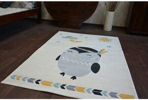 Koberec PASTEL 18401/062 tučňák krémový velikost 120x170 cm | krásné koberce cz