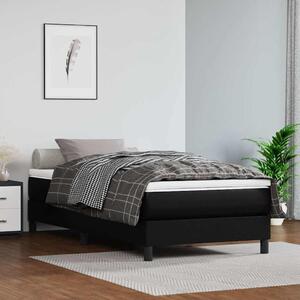Rám postele s boxspringem černá 100 x 200 cm umělá kůže 3120682