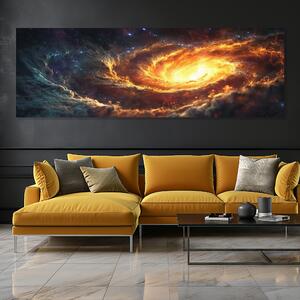 Obraz na plátně - Galaxie Noveul FeelHappy.cz Velikost obrazu: 150 x 50 cm