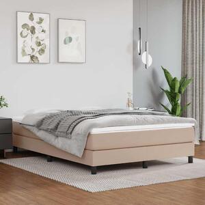 Rám postele s boxspringem cappuccino 140x190 cm umělá kůže 3120699