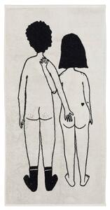 Bavlněná osuška Naked Couple 70 x 140 cm