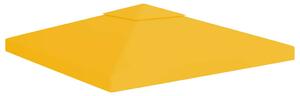 Dvojitá střecha na altán 310 g/m² 3 x 3 m žlutá 312073