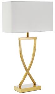 Tectake Stolní lampa Avina, moderní design, 60W - mosazná barva