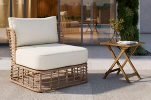 ZAHRADNÍ RELAXAČNÍ ŽIDLE, kov, plast, textil Ambia Garden - Online Only zahradní nábytek, Online Only