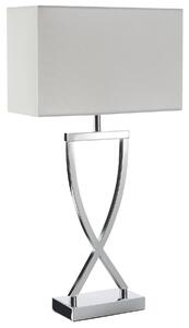 Tectake Stolní lampa Avina, moderní design, 60W - chromová