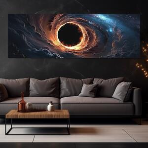 Obraz na plátně - Černá díra Adeler FeelHappy.cz Velikost obrazu: 210 x 70 cm