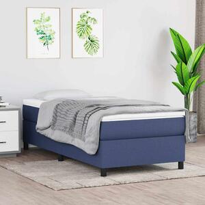 Rám postele s boxspringem modrá 90x190 cm textil 3120828