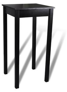 Černý barový stůl MDF 55 x 55 x 107 cm