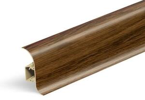 Lišta soklová Naturel dub bažinný , PVC délka 250 cm, výška hrany 56 mm, NATNGF016