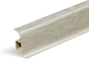 Lišta soklová Naturel dub Sparta , PVC délka 250 cm, výška hrany 56 mm, NATNGF0E1
