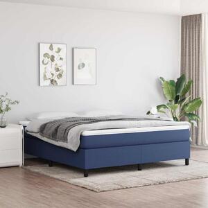 Rám postele s boxspringem modrý 180 x 200 cm textil 3120884