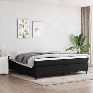 Rám postele s boxspringem černý 200 x 200 cm textil 3120888