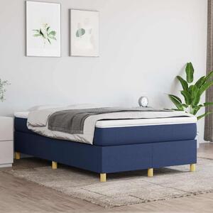 Rám postele s boxspringem modrá 120x200 cm textil 3120951