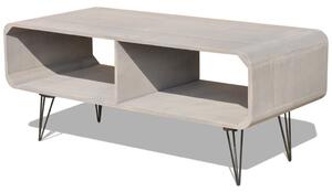 TV stolek 90 x 39 x 38,5 cm dřevěný šedý