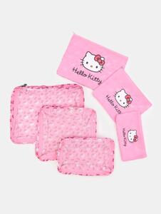 Sinsay - Sada cestovních organizérů Hello Kitty - růžová