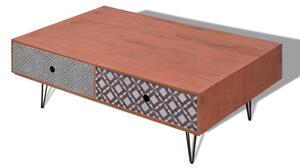 Konferenční stolek 100x60x35 cm hnědý