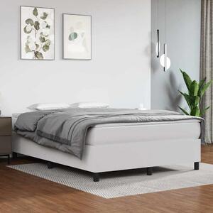 Rám postele s boxspringem bílá 140 x 200 cm umělá kůže 3121048