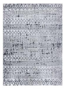 Koberec Strukturální SIERRA G6042 ploché tkaní šedá geometrický, et velikost 160x220 cm | krásné koberce cz