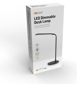 Solight LED stolní lampička stmívatelná, 6W, 4500K, černá WO49-B