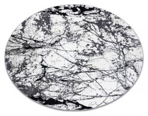 Moderní kulatý COZY 8871, Marble, Mramor Strukturální, dvě úrov velikost kruh 120 cm | krásné koberce cz
