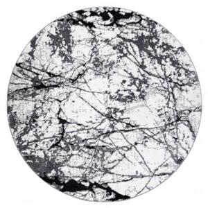 Moderní kulatý COZY 8871, Marble, Mramor Strukturální, dvě úrov velikost kruh 120 cm | krásné koberce cz