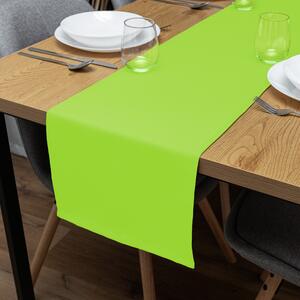 Biante Dekorační běhoun na stůl Rongo RG-041 Zářivý zelený 20x120 cm