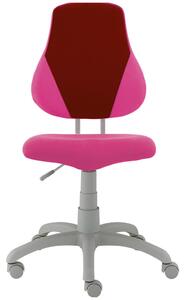 OTOČNÁ ŽIDLE PRO MLADÉ, vínově červená, světle růžová Xora - Dětské otočné židle