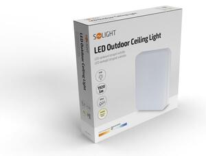 Solight LED venkovní osvětlení, přisazené, čtvercové, IP54, 24W, 1920lm, 4000K, 28cm WO732-1