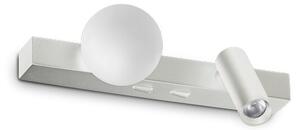 Ideal lux 336534 PING PONG nástěnné svítidlo s vypínačem LED 6W 600/360lm 3000K bílá
