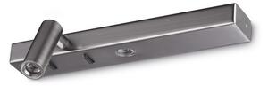 Ideal lux 336770 BONNE NUIT nástěnné bodové svítidlo/spot s vypínačem LED 7W 420/340lm 3000K nikl