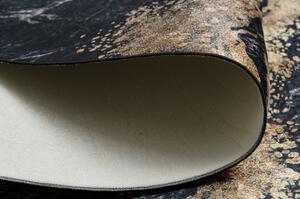 ANDRE mycí kobereček 1124 Mramor protiskluz černo velikost 160x220 cm | krásné koberce cz