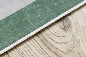 ANDRE mycí kobereček 1088 Abstrakce, rám protiskluz bílá / zelená velikost 120x170 cm | krásné koberce cz