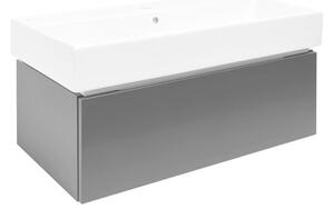 Koupelnová skříňka s umyvadlem SAT Feel 100x30x46 cm antracit mat SATFEEL100ANTU2