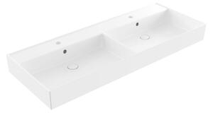 Dvojumyvadlo SAT Infinitio 120,4x46,5 cm dva otvory pro baterii SATINF212046