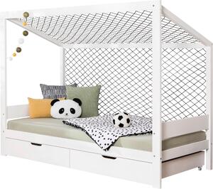 POSTEL S ÚLOŽNÝM PROSTOREM, 90/200 cm, bílá MID.YOU - Online Only dětské postele, Online Only