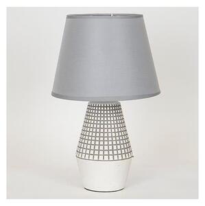 Stolní lampa 1xE14/40W/230V bílá/šedá