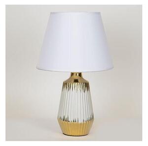 Stolní lampa 1xE14/40W/230V bílá/zlatá