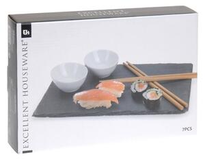 DekorStyle Servírovací sada na sushi šedá