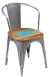 Jídelní židle 2 ks masivní recyklované dřevo