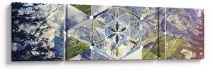 Obraz - Geometrický obrazec (170x50 cm)