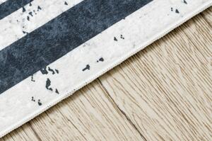ANDRE mycí kobereček 1023 vzor rámu mramor protiskluz černo bílý velikost 120x170 cm | krásné koberce cz