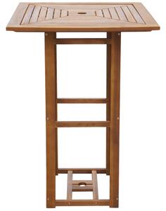 Bistro stolek 75 x 75 x 110 cm masivní akáciové dřevo