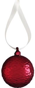 COOEE Design Skleněná baňka Gry Marble Deep Red - 5 cm CED486