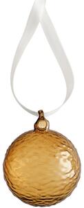 COOEE Design Skleněná baňka Gry Marble Cognac - 5 cm CED484