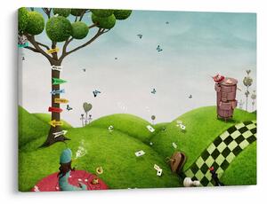 Obraz podivuhodné krajiny (70x50 cm)