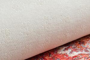 ANDRE mycí kobereček 1684 vzor rámu vintage protiskluz červený velikost 160x220 cm | krásné koberce cz