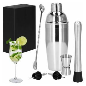 Barmanská sada 550 ml SPRINGOS Lounge KI0013 6ks stříbrná