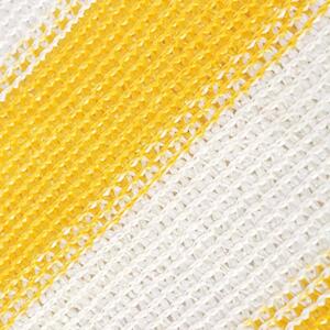 Balkónová zástěna HDPE 75x400 cm, žluto-bílá
