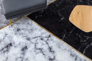 MIRO 51330.804 mycí kobereček Mramor, geometrická protiskluz šedá velikost 120x170 cm | krásné koberce cz